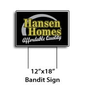 12" x 18" Bandit Signs